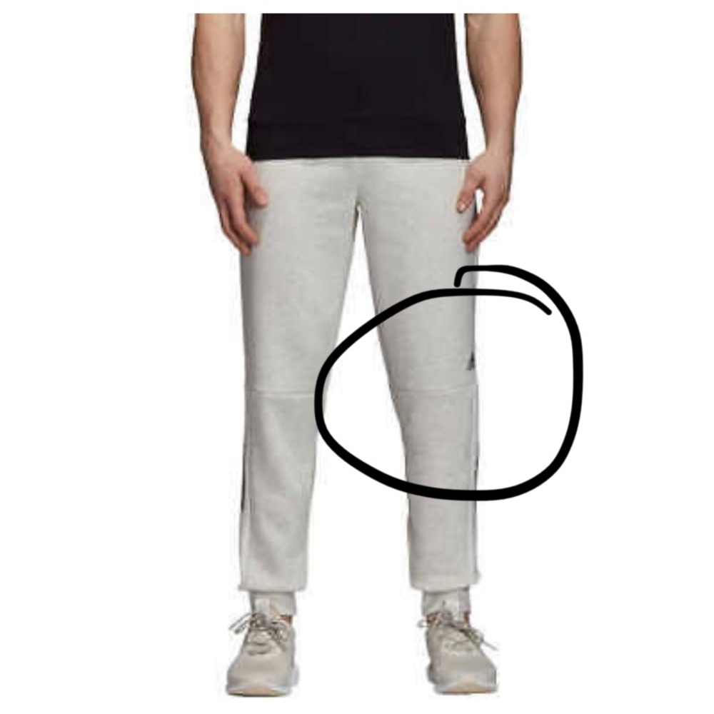 Adidas Men’s Fleece Training Gym Pant NWT - Picture 7 of 7